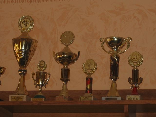 trofeje + hřiště